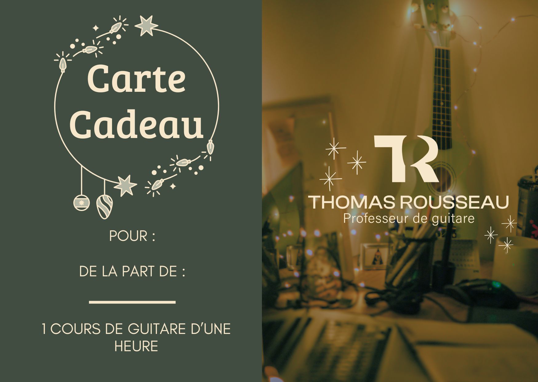 carte cadeau une heure